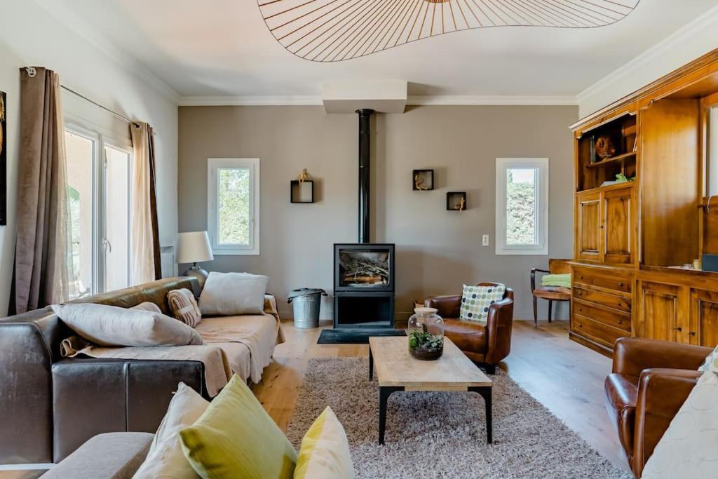 Sejour En Provence Maison Avec Vue Sur La Sainte Victoire Et Piscine Pres D'Aix En Provence Экс-ан-Прованс Экстерьер фото